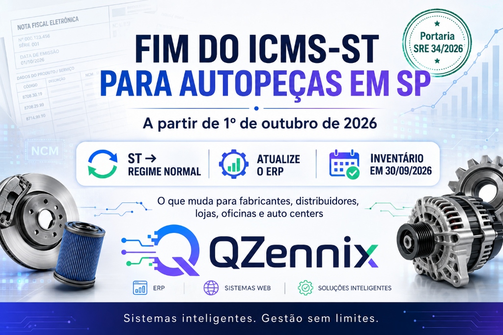 Fim do ICMS-ST para Autopeças em SP em Vigor